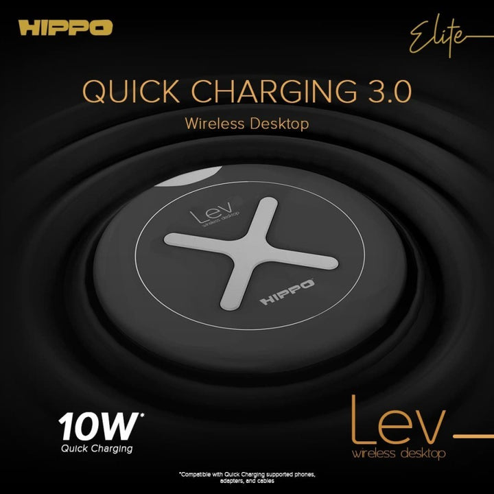 Hippo Wireless Desktop LEV Charger Tanpa Kabel For IPhone 8 Sampai IPhone 14 2