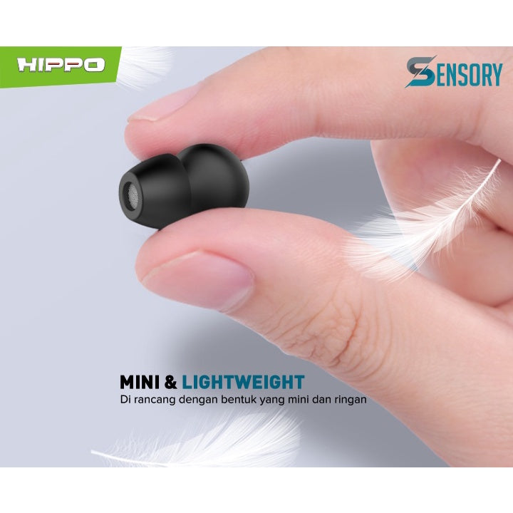 Headset Handsfree Hippo Sensory ASMR Earbuds Jack 3.5MM Wired Earphone Hands Free Earbud 3