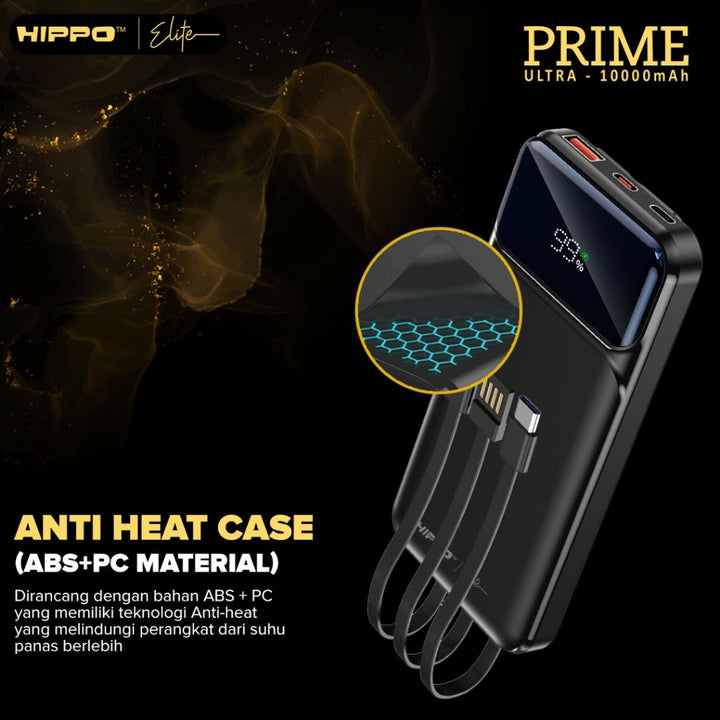Hippo Elite PowerBank Prime Ultra PD 22,5W 10000mah - 20000mah Quick Charging Power Bank 4