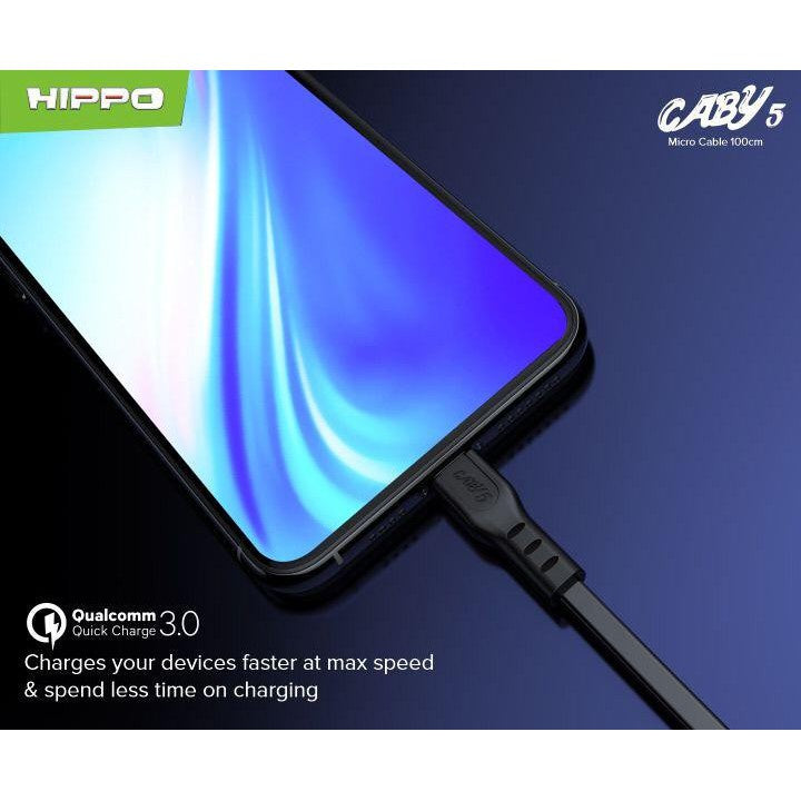 Hippo Kabel Caby 5 100Cm  Micro Type C Lightning Data Cable USB 3A 1M 3