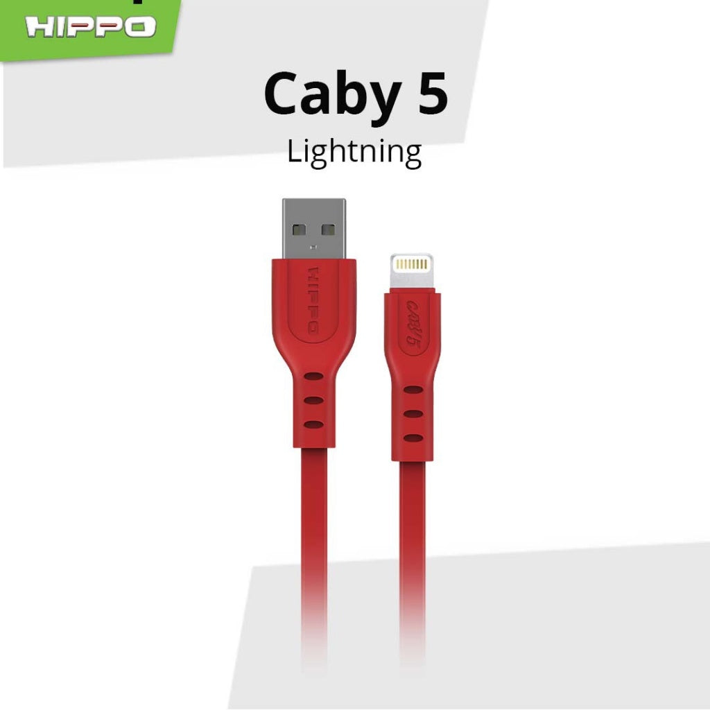 Hippo Kabel Super Hot deal Caby All Variant Series Cm  Micro Type C Lightning &amp; iPhone 4 Data Cable USB 3A 2,4A