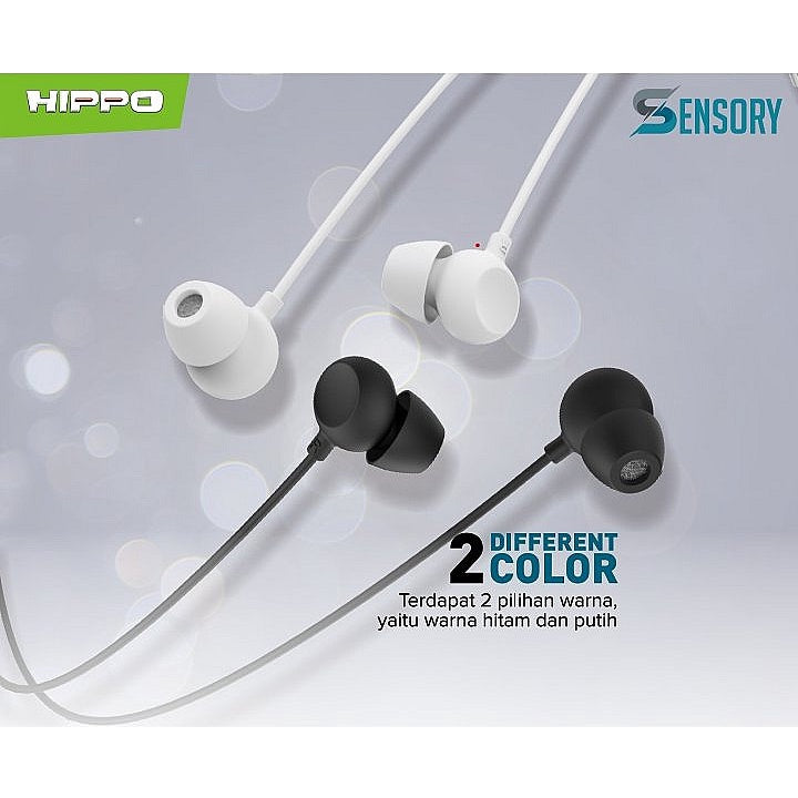 Headset Handsfree Hippo Sensory ASMR Earbuds Jack 3.5MM Wired Earphone Hands Free Earbud 5