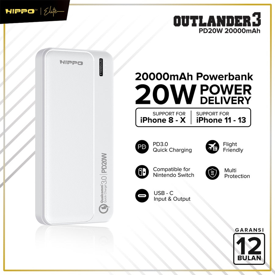 Hippo Elite Powerbank Outlander