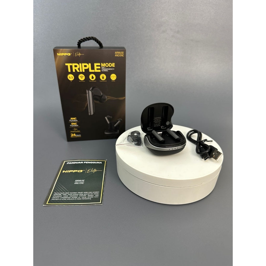 Hippo TWS Airmuse ANC &amp; ENC Bluetooth 5.3 True Wireless Stereo HiFi Sound Volume Control 7