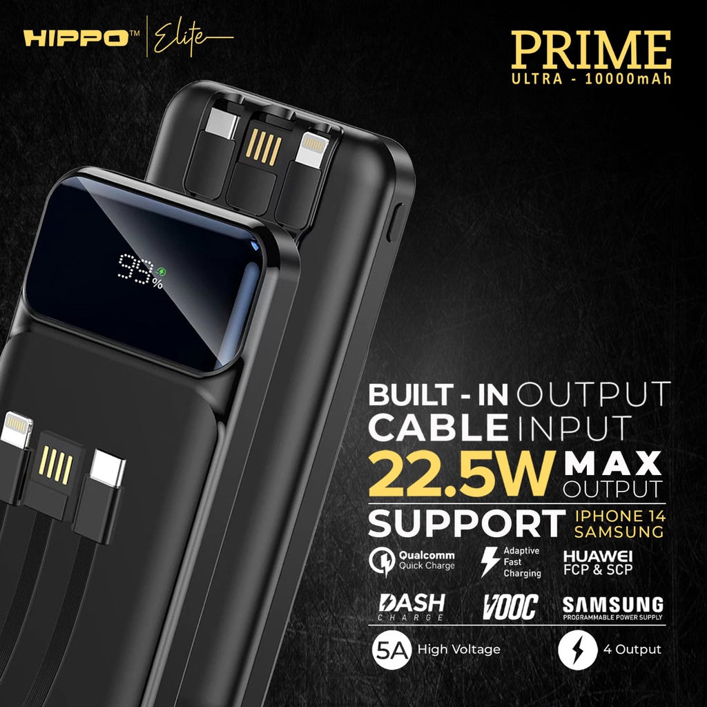 Hippo Elite PowerBank Prime Ultra PD 22,5W 10000mah - 20000mah Quick Charging Power Bank 2