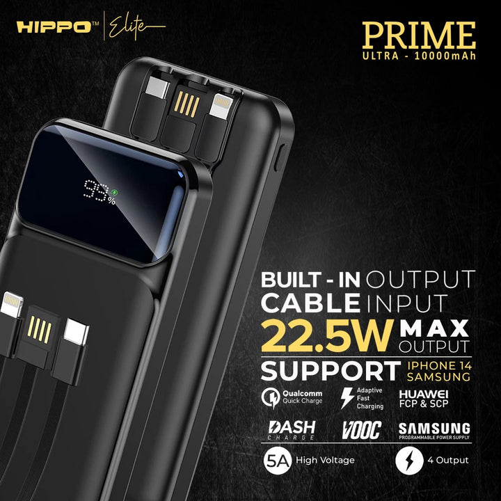 Hippo Elite PowerBank Prime Ultra PD 22,5W 10000mah - 20000mah Quick Charging Power Bank 2