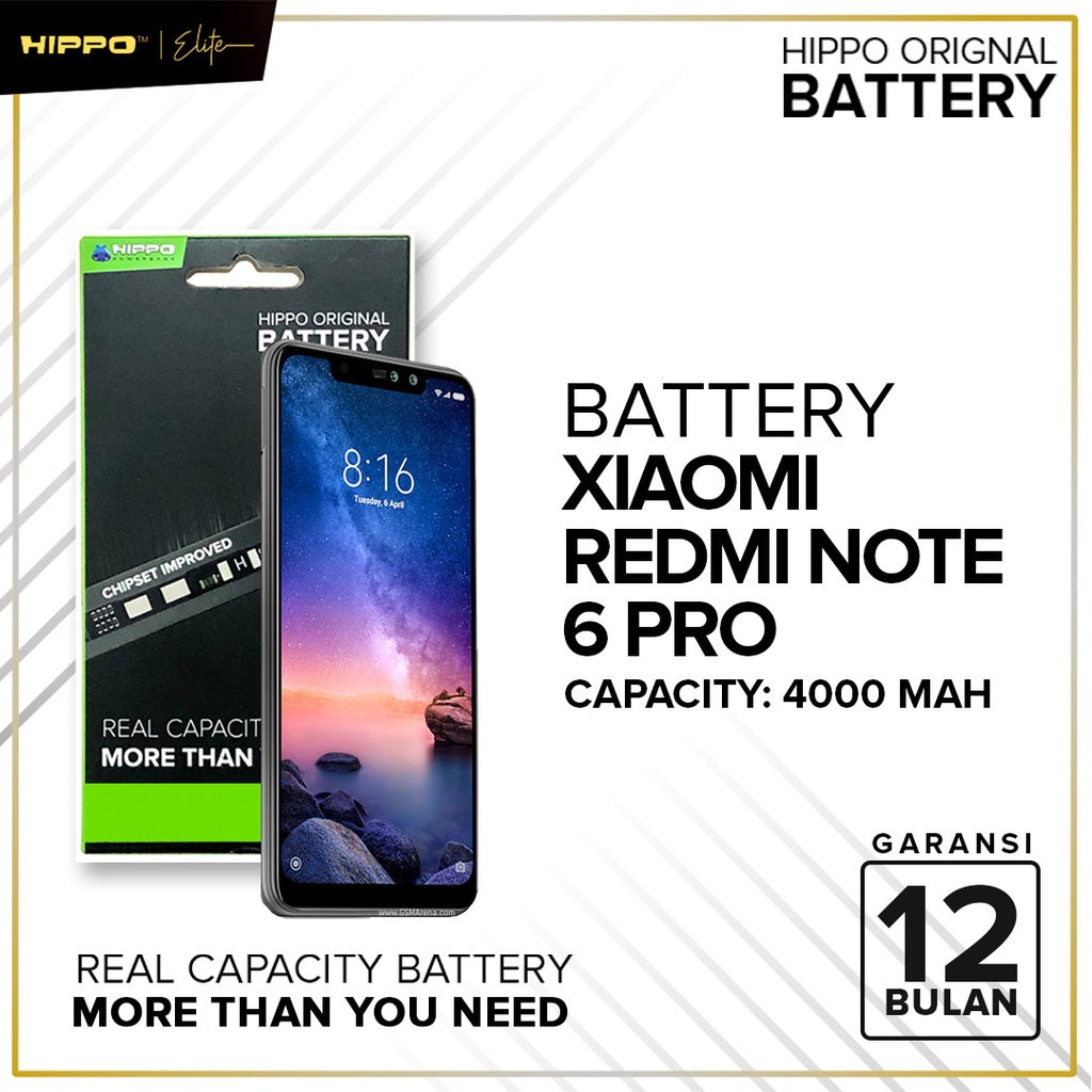 Baterai Xiaomi Redmi Note 6 Pro ( BN48 ) 2