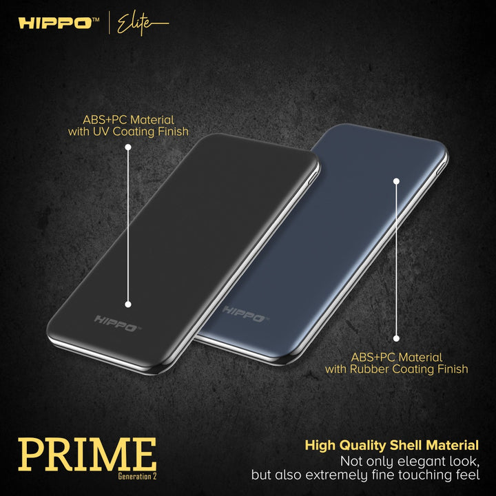 Hippo Elite Power Bank Prime Gen 2 12000 mAh PD 18W Quick Charging 3.0 4