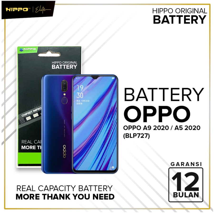 Hippo Elite Baterai OPPO A9 2020
