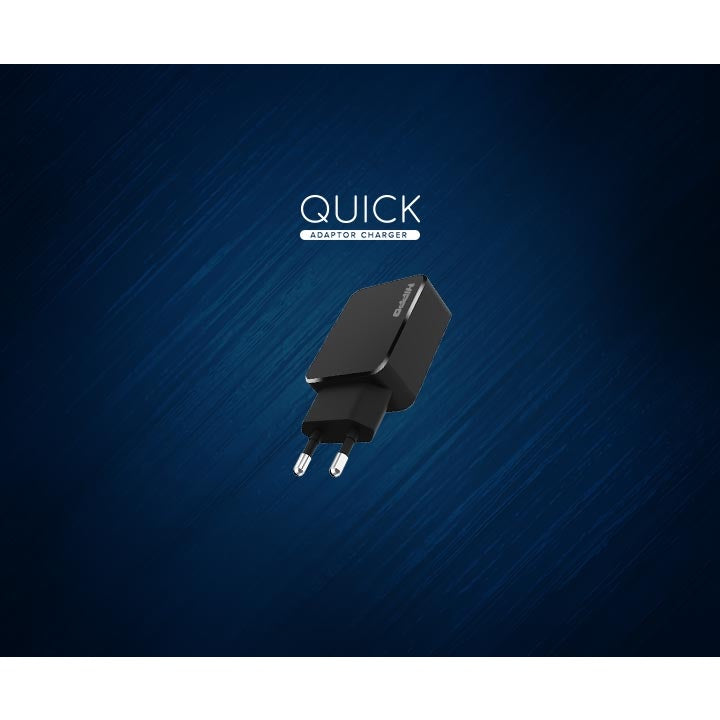Hippo Quick 2 PORT Adapter Fast Charging 3.0 Dual Port Charger 3