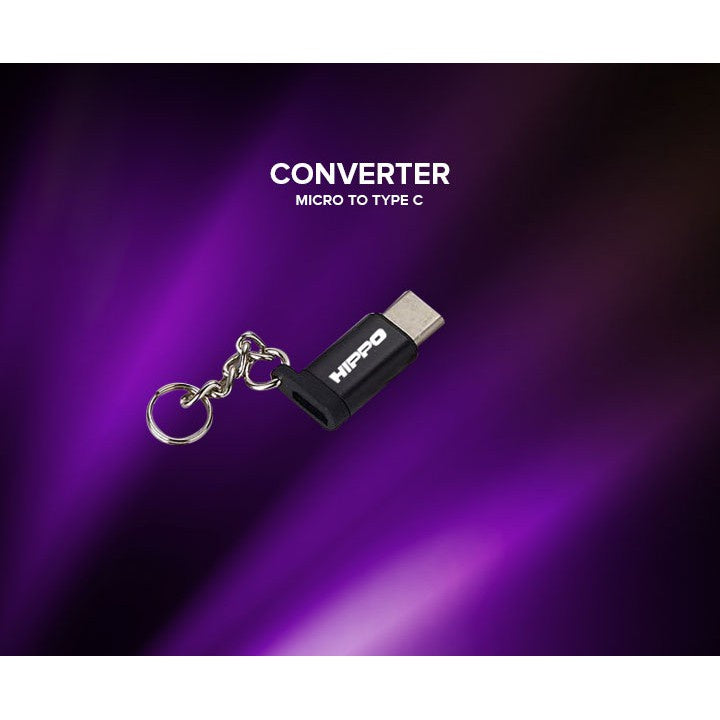 Hippo Converter Adapter USB Micro To Type C Support Android Transfer Data 3