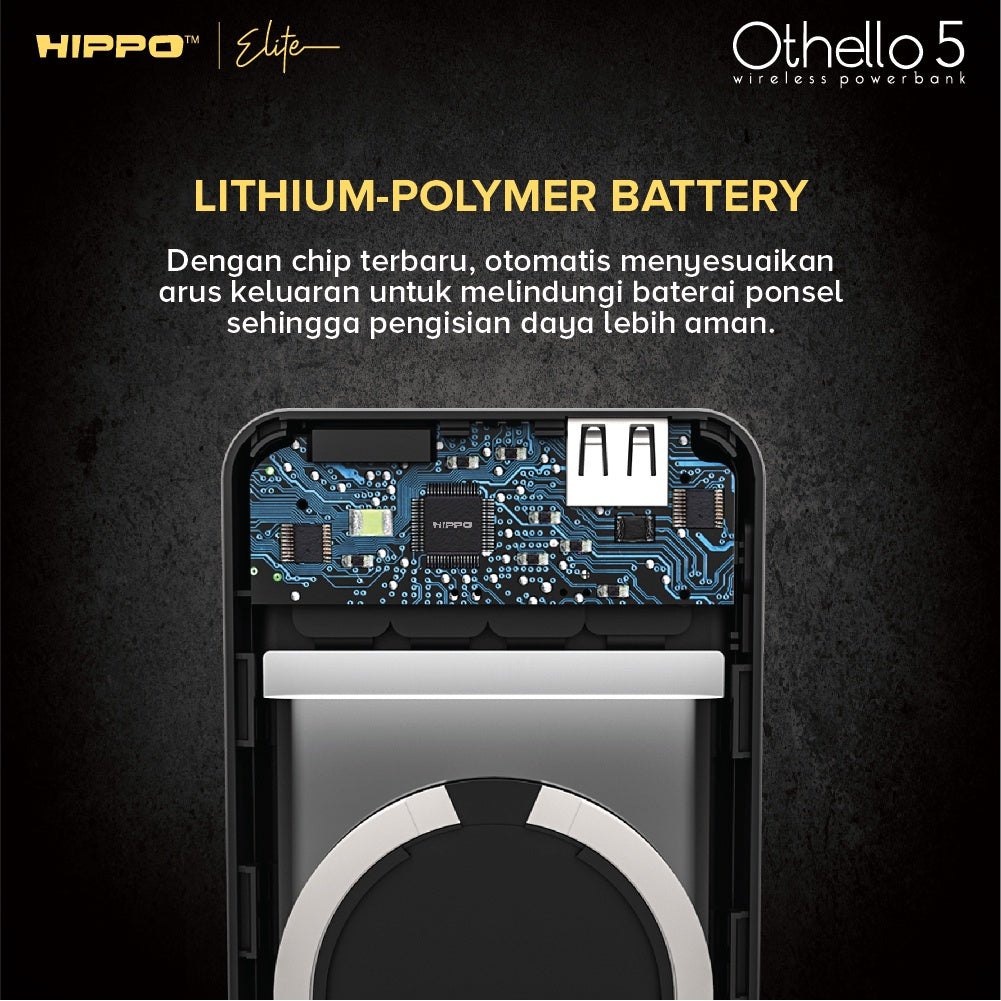 Hippo Elite PowerBank Othello 5 PD 22.5W 10000mAh MagSafe Magnetic Wireless 15W Charging Power Bank 8