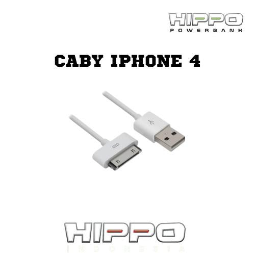 Hippo Kabel Data Caby iPhone4 iPad Fast Charging 2.4A 200cm 2
