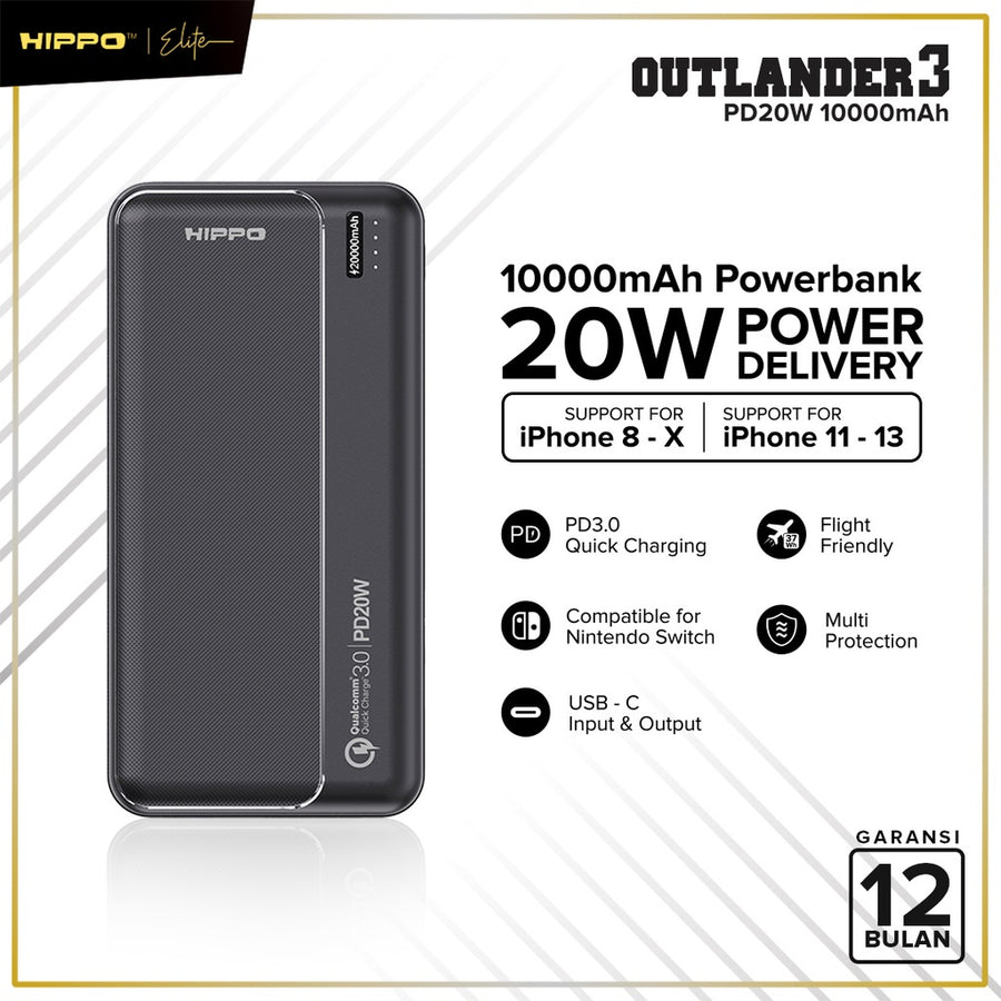 Hippo Elite Powerbank Outlander 3