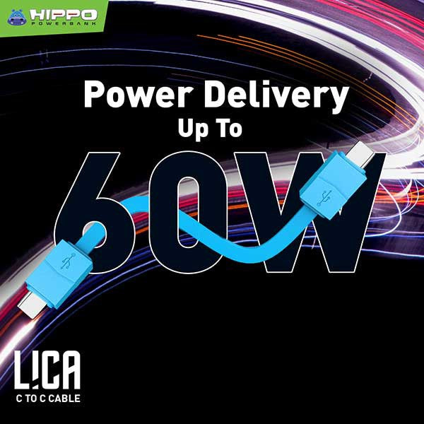 Hippo Kabel Lica Mini C to C , Micro , Type-C , Lightning 30cm support Quick Charging 3.0 Cable 3