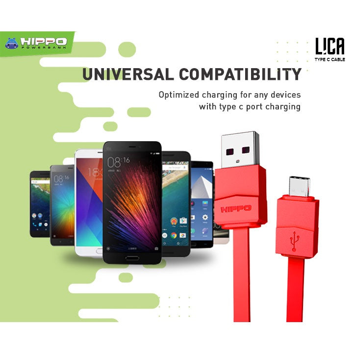 Hippo Kabel Lica Mini C to C , Micro , Type-C , Lightning 30cm support Quick Charging 3.0 Cable 7