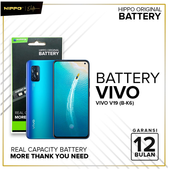 HIPPO Baterai VIVO All Type 100% Original Battery Batrai Batre Original Batere Premium Garansi Resmi 5