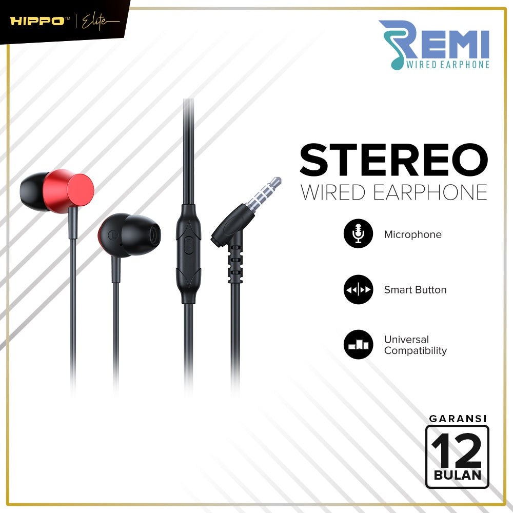 Hippo Elite Earphone Remi