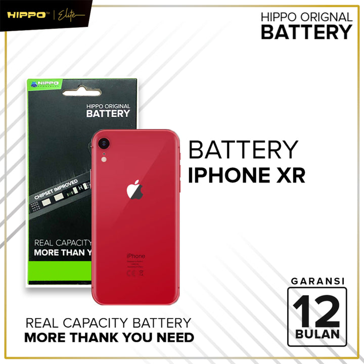 Hippo Baterai All Type iPhone X - iPhone 12 Pro Max 100% Original Batere Premium Garansi Battery Series 3