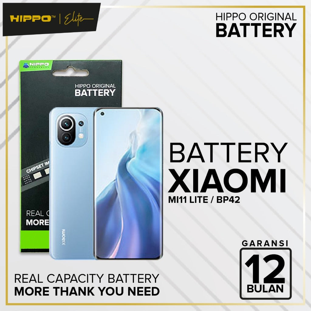 Hippo Baterai Xiaomi Mi 11 LITE / BP42 4250MAH Original 2