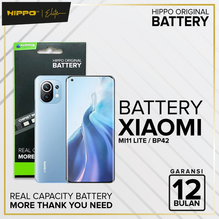 Hippo Baterai Xiaomi Mi 11 LITE / BP42 4250MAH Original 2