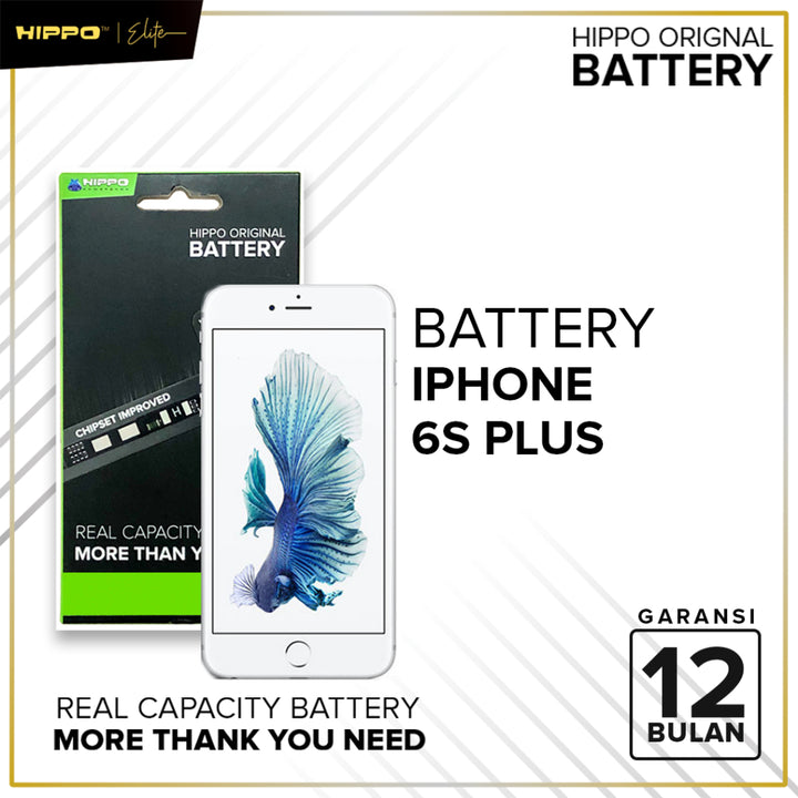 Hippo Baterai All Type iPhone 4 - iPhone 8 Plus 100% Original Batere Premium Garansi Battery Series 4