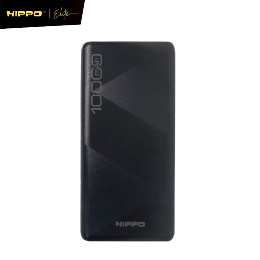 Hippo Powerbank EVE LITE DUAL 10000MAH BLACK Smart Detec Charger 2,4A Flight Friendly Power Bank