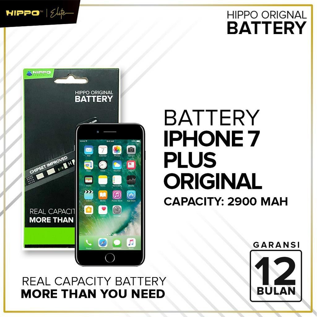 Hippo Baterai All Type iPhone 4 - iPhone 8 Plus 100% Original Batere Premium Garansi Battery Series 8