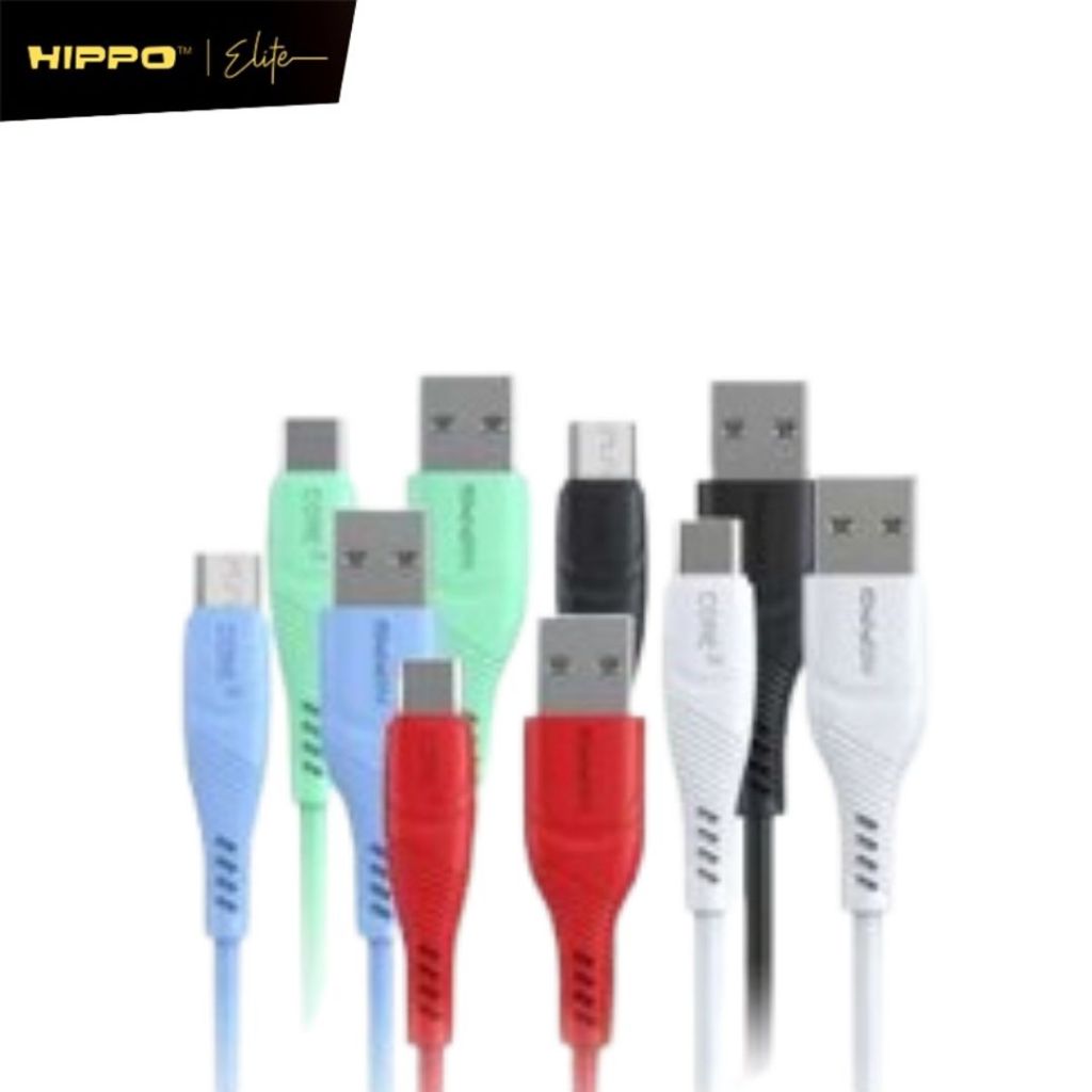 Hippo Core2 Kabel Data &amp; Cable Charger Quick Charge Fast Charging 3.0 2.1A