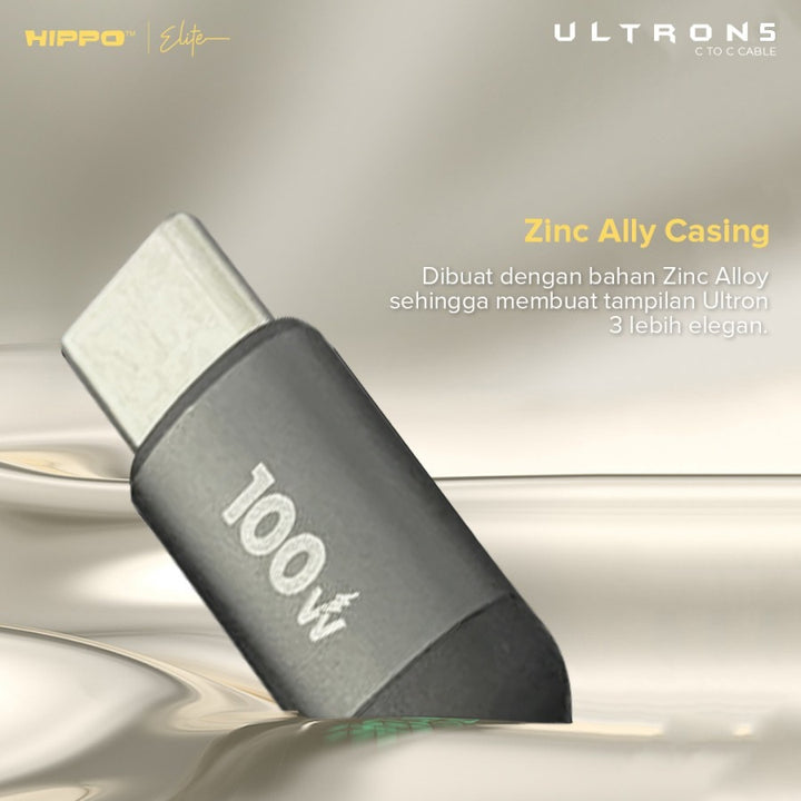 Hippo Elite Ultron 5 PD C to C 100W Kabel Charger Super Fast charging Power Delivery Cable 4
