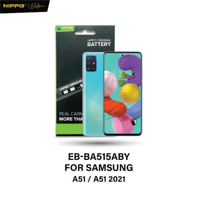 Hippo Baterai Samsung Galaxy EB-BA515ABY A51/ A51 2021 4000 MAH Original Battery Premium Batu Batere Batre Batrai Handph