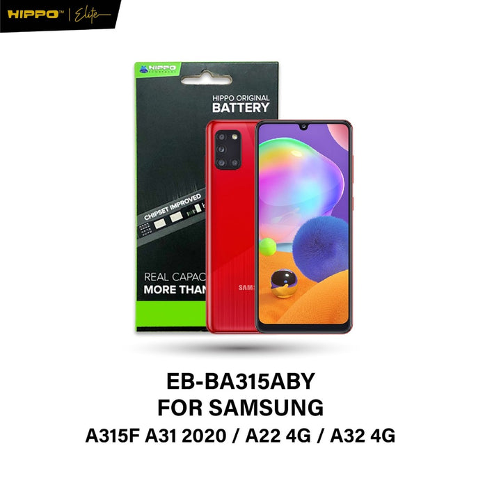 Hippo Baterai Samsung EB-BA315ABY A315F | A31 2020 | A22 4G | A32 4G | 5000mAh Original Battery Premium Batu Batere Batr