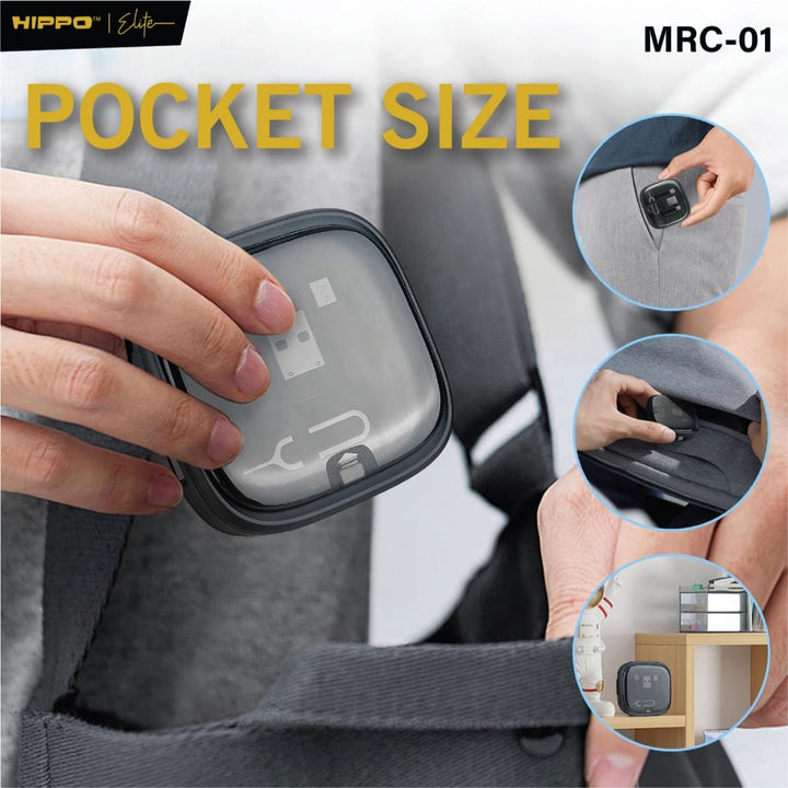 Hippo Elite MRC-01 Charging Box RETRACTABLE KABEL FAST Charging C TO C 60W 8 in 1 MULTIFUNCTIONAL STORAGE SET  4