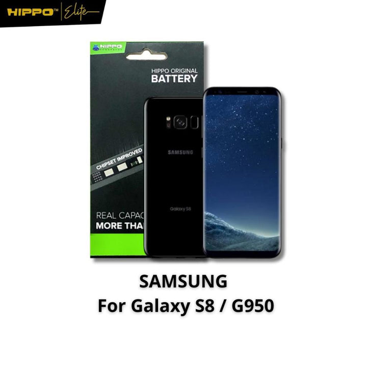 Hippo Baterai Samsung Galaxy S8 / G950 3000mAh Original Batere Premium Batu Batre Batrai Handphone