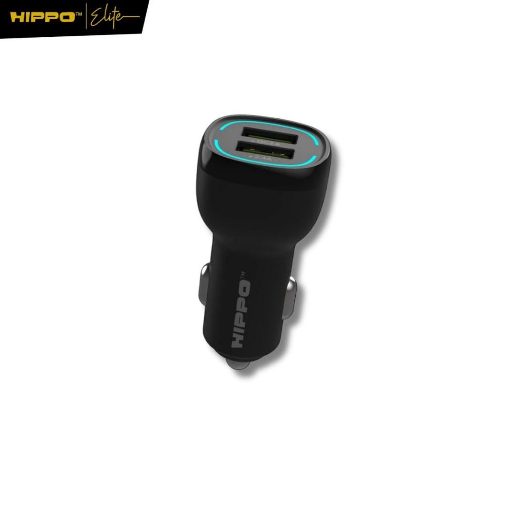 Hippo Car Charger ALF 3 QC 30W QC Fast Quick Charging 3.0 Casan Colokan Mobil Type C Android Iphone Micro Lightning Dual