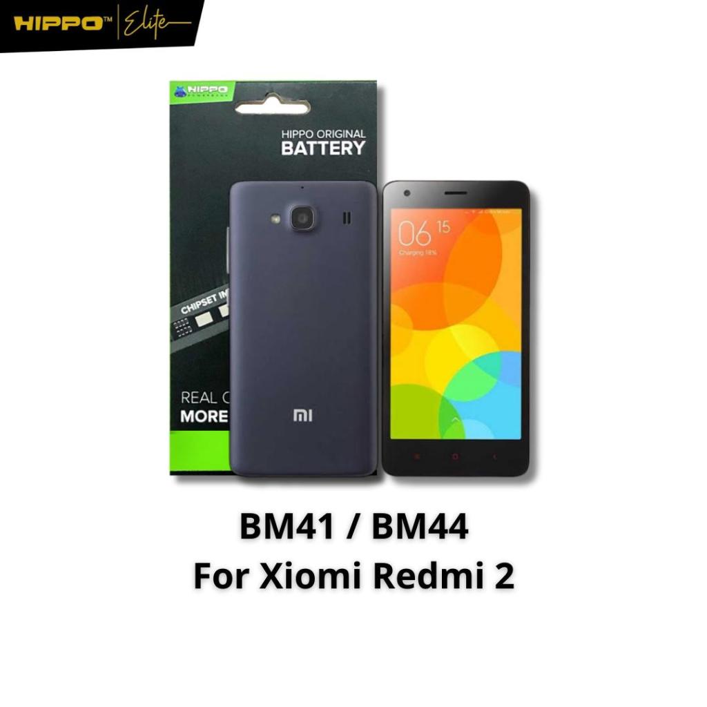 Hippo Baterai Xiaomi - Redmi 2 / Redmi 2S / Redmi 2 Pro / Redmi 2 Prime BM44 2600mAh Original Battery Batere Premium Bat