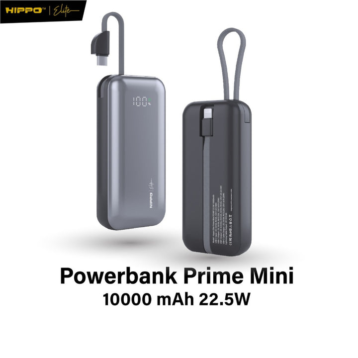 Hippo Elite Powerbank Prime Mini 10000mAh PD 22,5Watt  Flight Friendly