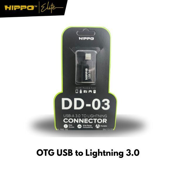 Hippo OTG Adapter Converter DD03 USB A to Lightning iPhone iPad Plug Murah Connector Adaptor Connecter Fast Tr 5