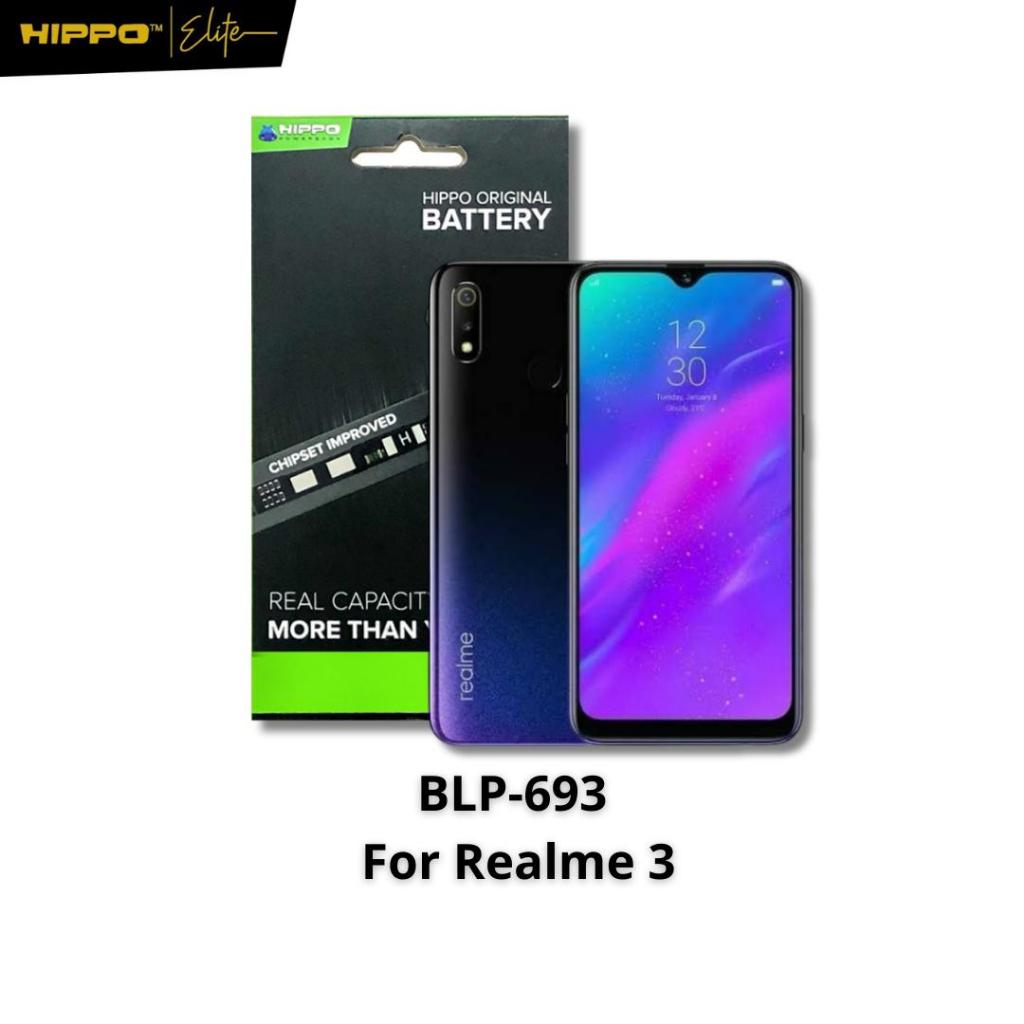 Hippo Baterai REALME 3 BLP693 / 4230mAh / BLP-693 Original Cell Battery Batere Batre Batrai