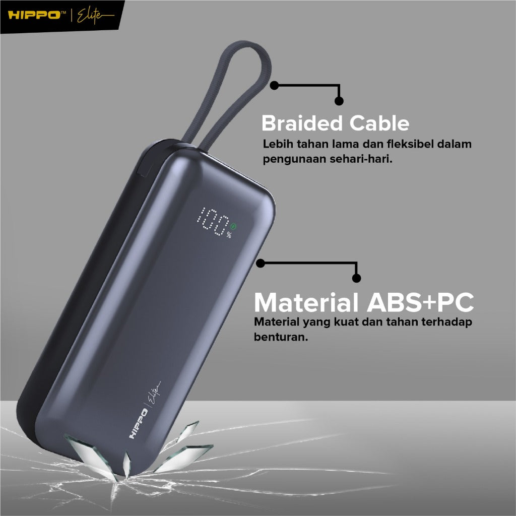 Hippo Elite Powerbank Prime Mini 10000mAh PD 22,5Watt  Flight Friendly 2