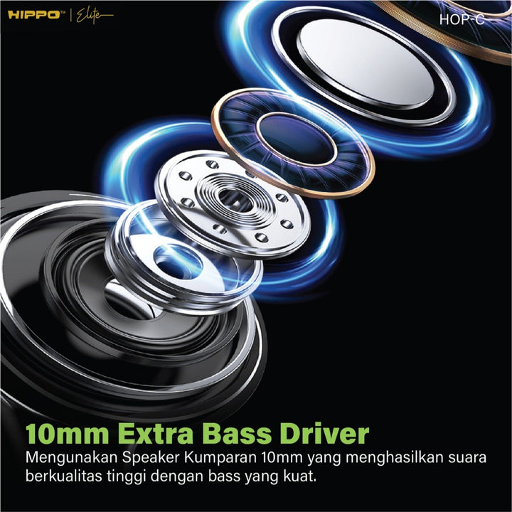 Hippo Wired Earphone type-C HOP-C Kabel 3
