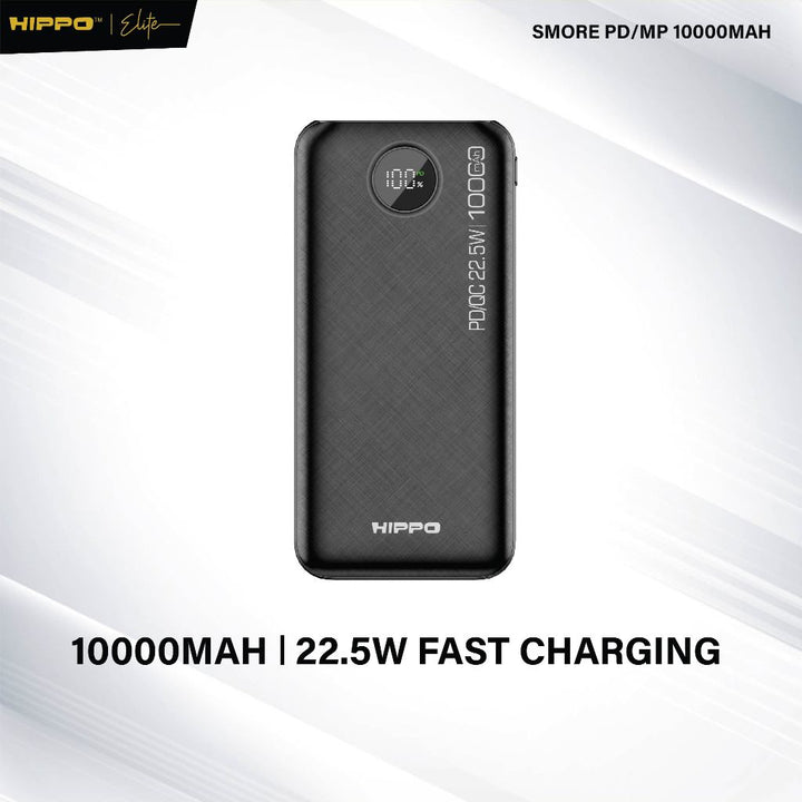 Hippo Powerbank Smore PD 22,5W 10000mAh Quick Fast Charging Power Bank Type C Power Delivery QC 5 Port Output  2