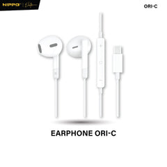 Hippo Elite Earphone Wired ORI-C Satuan Android Pad Earphone Headset Type-C Smart Button