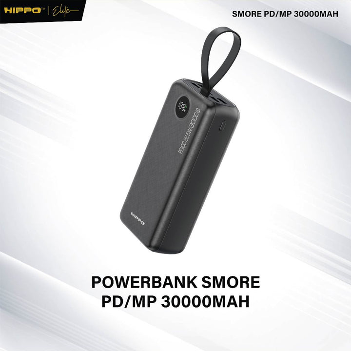 Hippo PowerBank Smore PD 22,5W 10000mAh - 30000mAh Quick Fast Charging Power Bank Type C Power Delivery QC 5 P 2