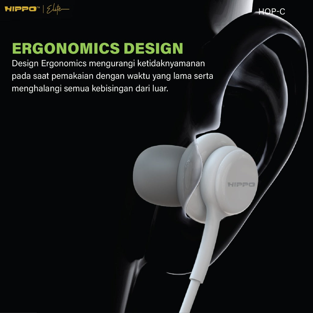Hippo Wired Earphone type-C HOP-C Kabel 7