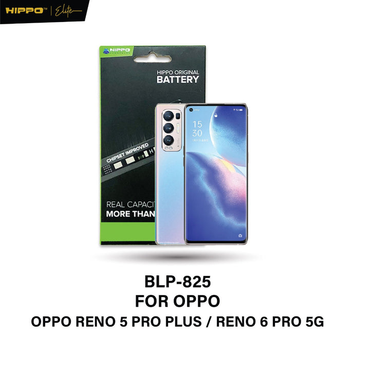 Hippo Baterai Oppo BLP-825 Reno 5 Pro Plus 6 Pro 5G 4500mAh Battery Batere Batrai Batre Original Cell