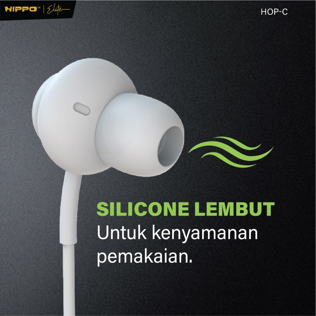 Hippo Wired Earphone type-C HOP-C Kabel 6