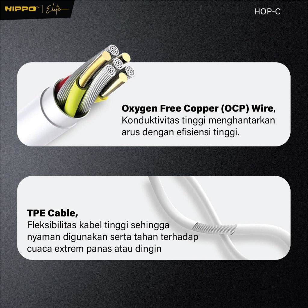 Hippo Wired Earphone type-C HOP-C Kabel 5