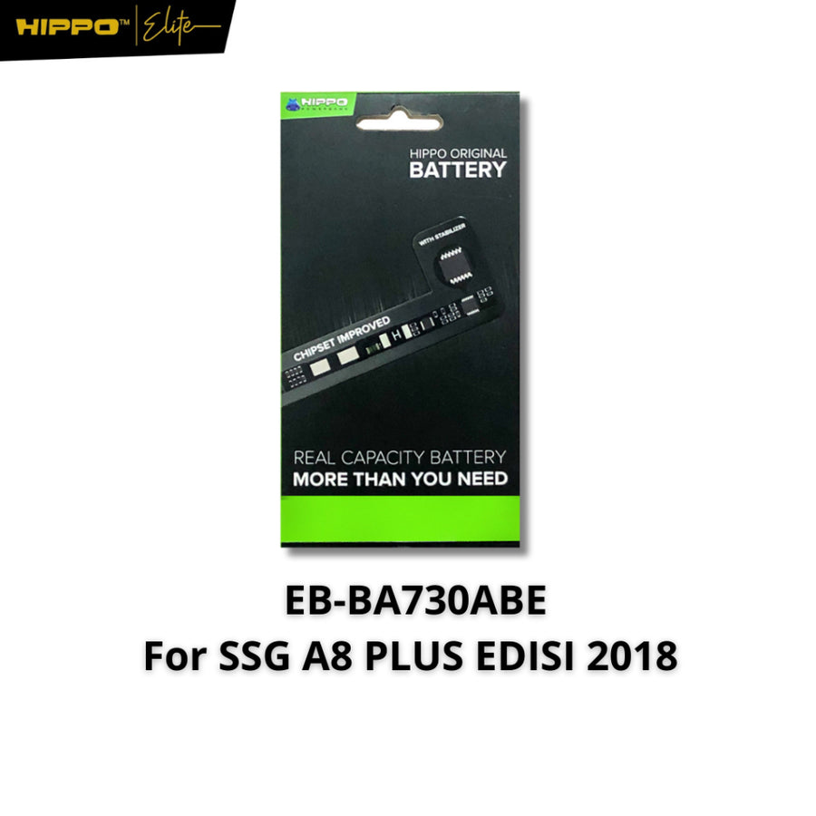Hippo Elite Baterai Samsung EB-BA730ABE A8 Plus