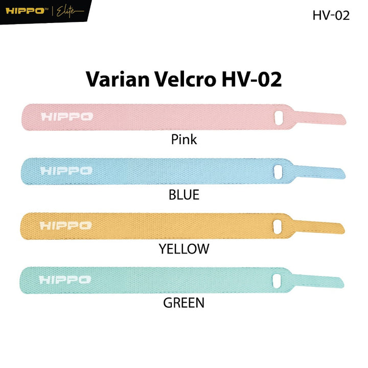Hippo Velcro HV-02 Cable Organizer Pengikat Perekat Klip Kabel - 13CM (Isi 10pcs)